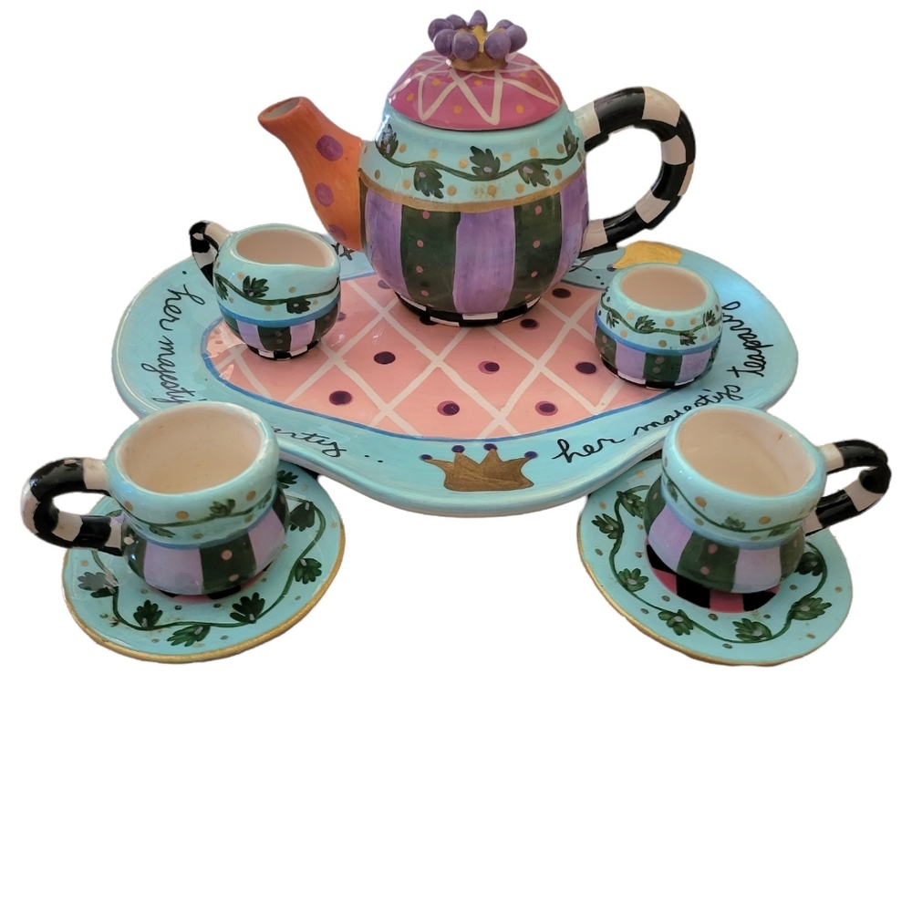 Ganz Bella Casa toy 10 piece tea set by Shannon McGraw for the best teaparty